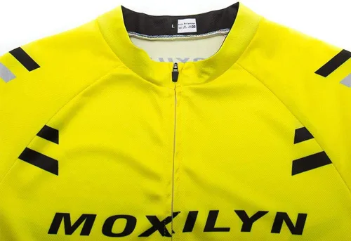 Vista 3 de Conjunto de camiseta de ciclismo para hombre, de manga larga, con almohadilla de gel 20D