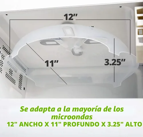 Vista 3 de HOVER COVER Cubierta magnética para salpicaduras de microondas