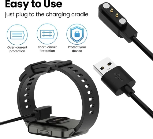 Vista 8 de VeryFit - Cargador de reloj inteligente para IDW13/IDW16/IDW19/IDW25/IDW26/IDW28/ID208