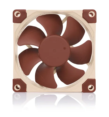 Vista 3 de Noctua NF-A8 PWM, ventilador silencioso premium, 4 pines (3.150 in, marrón)