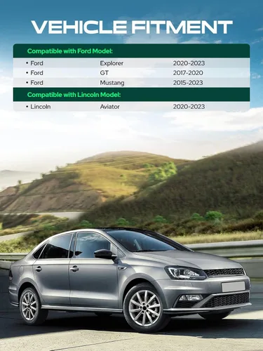 Vista 3 de YHTAUTO - Espaciadores de rueda hub céntrica 5x4.5 de 1 pulgada, compatibles con modelos Ford Lincoln: Explorer, Mustang, GT, Aviator, espárragos