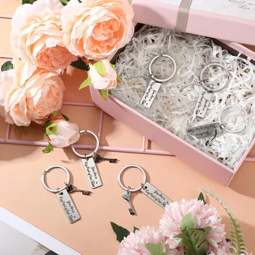 Vista 4 de Junkin 20 Pcs Thank You Keychain Gifts for Team Employee Appreciation Keychain Gifts for Women Men Staff Teacher Retirement