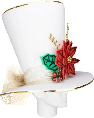 Vista 123 de Foam Party Hats: Feathers Princess Crown – Handmade Fancy Feather Crown for Weddings, Parties & Costumes