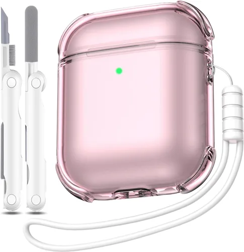 Vista 40 de Funda para Estuche de Airpods Pro de 2ª/1ª Generación, Compatible con Estuche de Airpods Pro de 2ª Gen Puerto de Carga USB C, Funda Suave