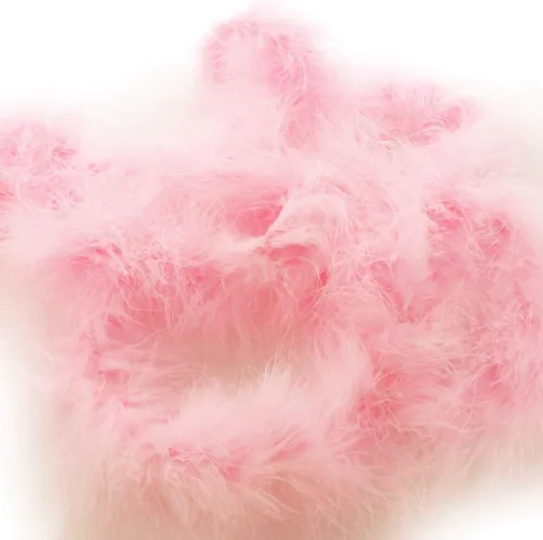 Vista 24 de HairBow Center LLC Boa de plumas de marabú flaco - 2 yardas - Negro