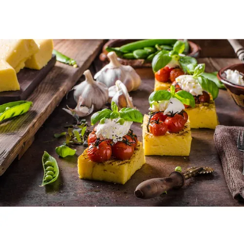 Vista 9 de Yellow Instant Polenta Molino Riva - Listo en 2 minutos - 2.2 libras (2.2 lbs)