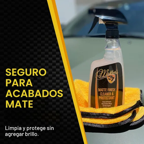 Vista 2 de McKee's 37 - Limpiador y protector de acabado mate Limpiador de pintura mate seguro para envolturas de vinilo, PPF - Brillo sin rayas, sin