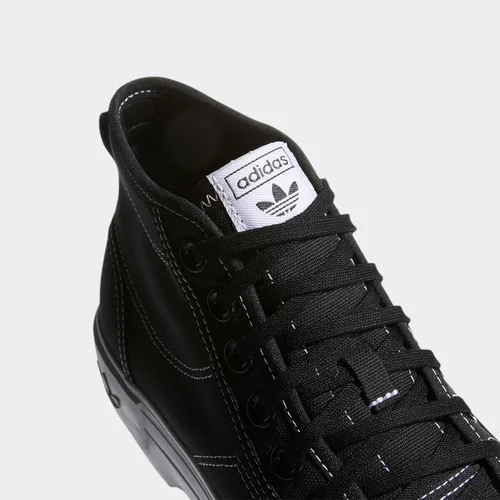 Vista 9 de adidas Nizza Trek - Tenis para mujer, color negro, talla 7, Negroblancogoma