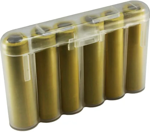 Vista 3 de Birdz 2 Clear 18650 y CR123A 6 Estuche de almacenamiento para baterías 18650