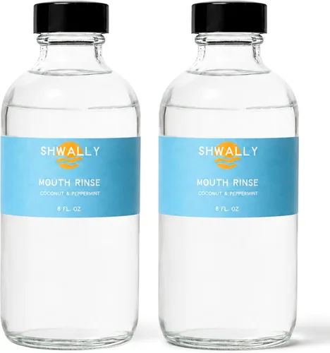 Vista 10 de Shwally Enjuague bucal y aceite para tirar: un verdadero enjuague bucal natural para dientes más blancos, aliento más fresco y encías más felices