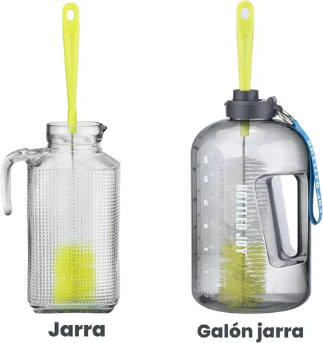 Vista 6 de ALINK Limpiador de cepillo de botellas de 16 pulgadas de largo para lavar vino/cerveza/pozo deportivo/termo/vidrio, comedero de colibrí y botellas