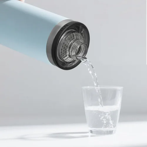 Vista 8 de Tapón para fruta y hielo sin atragantamiento para botellas YETI Bottle Rambler con tapa Chug de filtro 18,26,36,46,64OZ, tapón colador de hielo