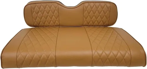 Vista 32 de Huskey Parts Company EZGO - Funda de asiento delantero naranja con costuras de diamante Medalist TXT 94-13, carrito de golf, 2 unidades naranja