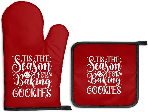 Vista 16 de The Kitchen is The Heart of The Home - Juego de guantes de horno y soportes para ollas, regalos de inauguración de la casa para amantes de la comida