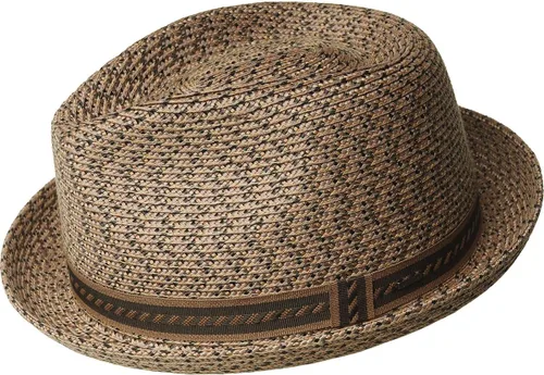 Vista 7 de Bailey of Hollywood Mannes - Sombrero trenzado Fedora Trilby para hombre Amphora