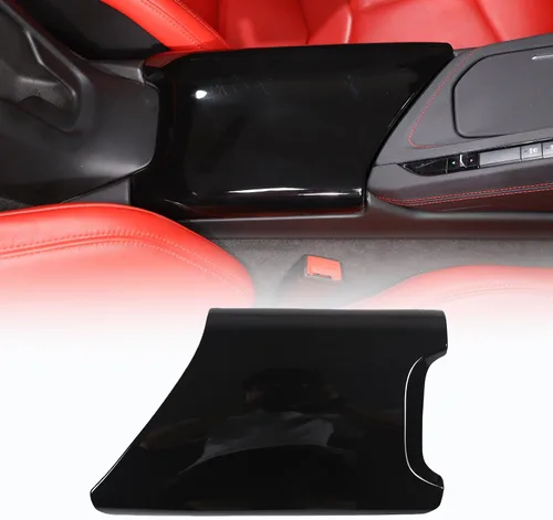 Vista 11 de CHEAYAR Cubierta de Caja de Reposabrazos Central del Interior del Automóvil Cubierta Protectora de Caja de Consola Compatible con Chevrolet Corvette