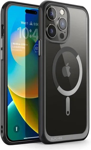 Vista 12 de SUPCASE Funda para iPhone 13 Pro (Unicorn Beetle Mag), [Compatible con MagSafe] [Protección de Grado Militar] Funda Protectora Delgada Transparente