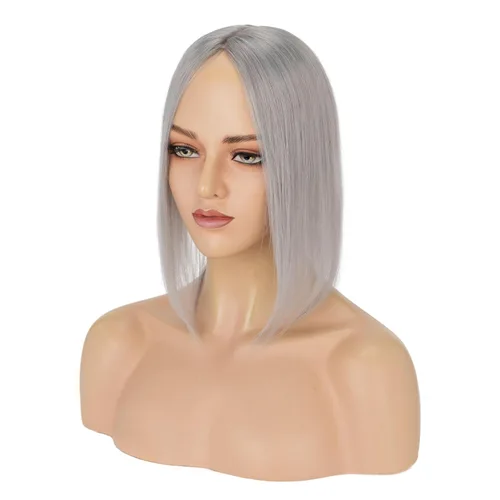 Vista 47 de Hairro Toppers de cabello humano 100% real para mujeres sin flequillo, postizos de cabello real con clip, base de seda transpirable para cubrir