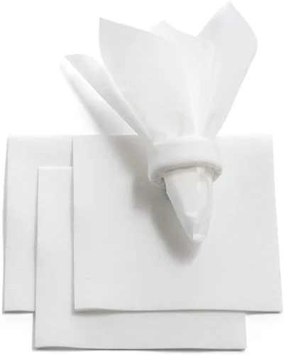 Vista 3 de BloominGoods Servilletas desechables de lino para postres y bebidas, hechas en Estados Unidos, servilletas de papel de cóctel suaves y absorbentes