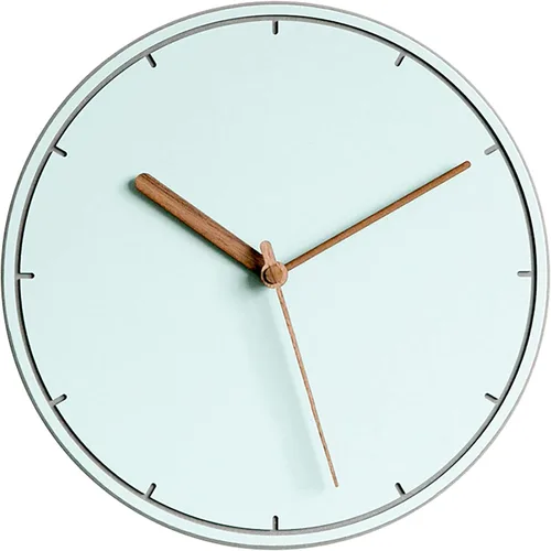 Vista 6 de Stephanie Imports Reloj de pared silencioso minimalista moderno colección azul pastel