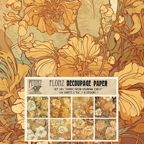 Vista 17 de Decoupage - Paquete de papel (24 hojas de 6 x 6 pulgadas) Secret Garden # Papel de patrón de estilo vintage para decoupage, manualidades y álbumes