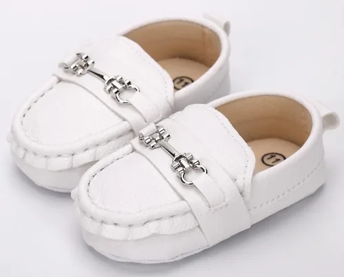 Vista 7 de Zapatos para bebés y niñas, mocasines Oxford para recién nacidos, adorables zapatos de cuna para niños pequeños, zapatos de cuna para precaminantes