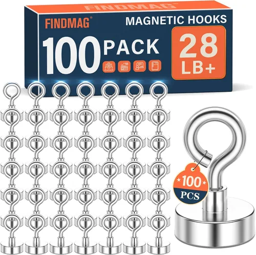 Vista 10 de FINDMAG Ganchos magnéticos, 28LB+ Ganchos magnéticos para cabinas