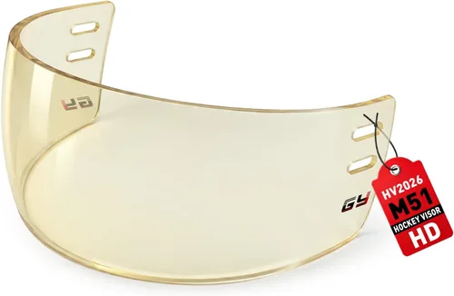 Vista 11 de GY Visera de hockey antiarañazos/antiniebla para casco de hockey Claro
