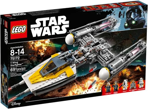 Vista 5 de LEGO Star Wars Starfighter 75172 juguete Star Wars con alas en Y