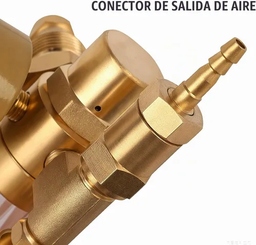 Vista 7 de Argón/CO2 MIG TIG Medidor de Flujo Regulador de Gas Indicador de Soldadura de Gas