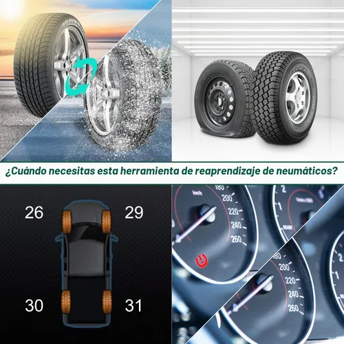 Vista 4 de JDIAG Herramienta de Sensor TPMS, Herramienta de Reaprendizaje TPMS para F150 Sensor de Reseteo Automático de TPMS Programación de Herramientas