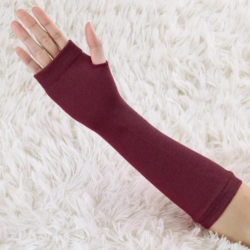Vista 20 de Allegra K Calentadores de brazo sin dedos unisex de moda clásica