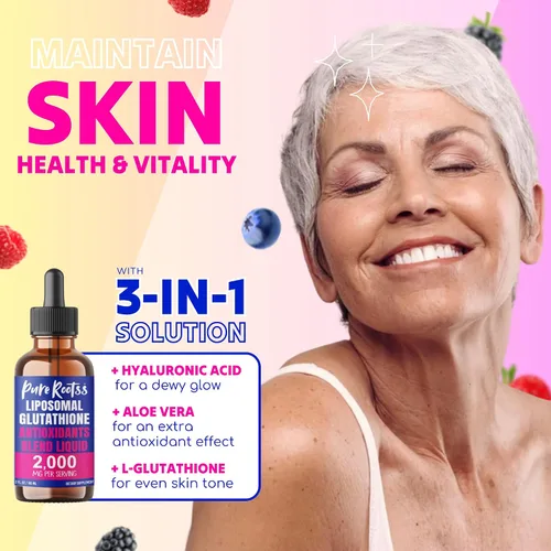 Vista 2 de Suplemento líquido de glutatión liposomal con vitamina C