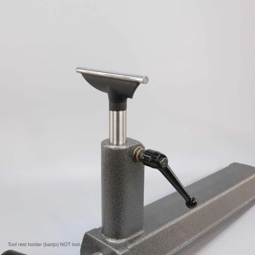 Vista 7 de Hurricane Turning Tools, Soporte para herramientas de 6 pulgadas con varilla de acero endurecido para torno de madera, poste de 1 pulgada