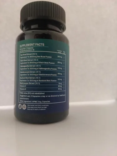 Vista 5 de Cápsulas de Shilajit y Musgo Marino
