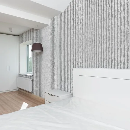 Vista 8 de Art3dwallpanels Paneles de pared 3D con textura de cemento, paquete de 4 paneles de pared triangulares de poliuretano con diseño de prisma