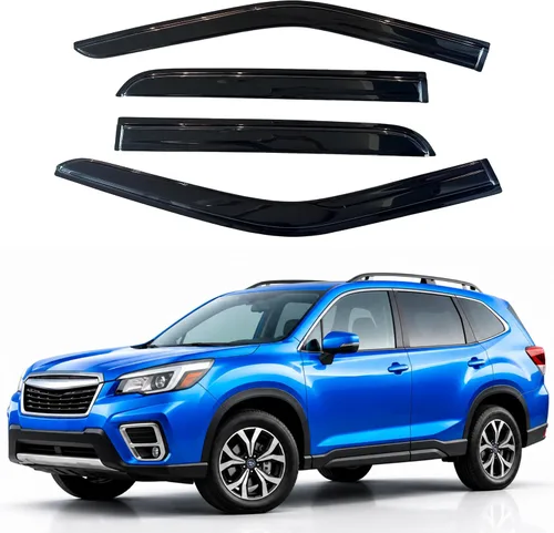Vista 362 de Visera de ventana IG para Ford Focus Sedán y Hatchback 2012-2018, Protector de ventana lateral para lluvia y viento estilo Mugen, extra duradero