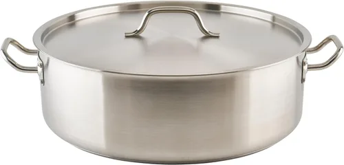 Vista 11 de Winco - Brasero de acero inoxidable de grado comercial con tapa, 15 cuartos de galón