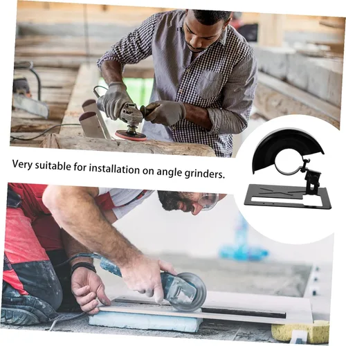 Vista 4 de TEHAUX Soporte de corte para amoladora angular, cubierta protectora, accesorio de herramienta ligera de alta resistencia para molienda segura, 4.52