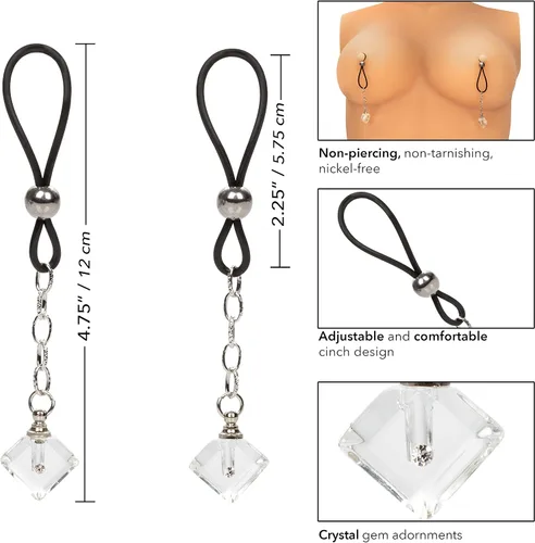 Vista 2 de CalExotics SE-2615-20-2 Nipple Play® - Joyería de pezón sin perforación