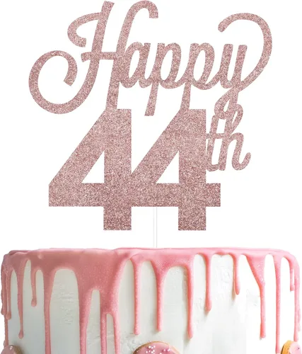 Vista 70 de LINGTEER - Decoración para pastel con texto "Happy Birthday 100", color negro