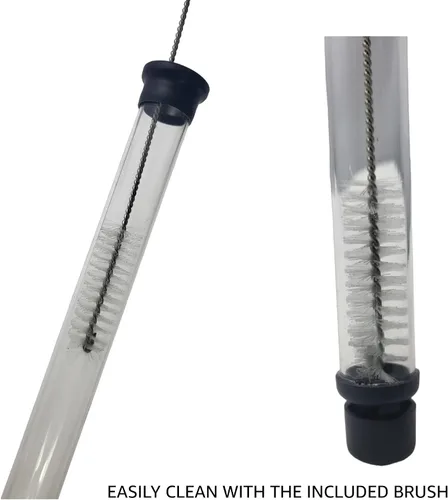 Vista 3 de Fermtech - Sifón automático de embotellado con cepillo, mini sifón automático de 15 pulgadas de largo para jarras de 1 galón con tubo de 3 pies