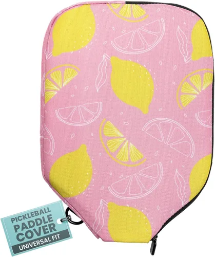 Vista 44 de Palms-O-Aces Pickleball Paddle Cover Canvas Padded Pickleball Paddles Sleeve with Zipper Lightweight Protective Paddle Case for Standard Paddles