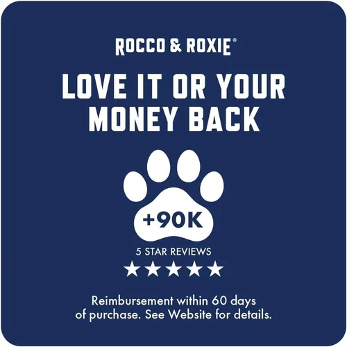 Vista 8 de Rocco & Roxie - Golosinas de cecina de res para perros, 1 libra, bocadillos de entrenamiento suaves hechos en Estados Unidos, cecina de res de alto