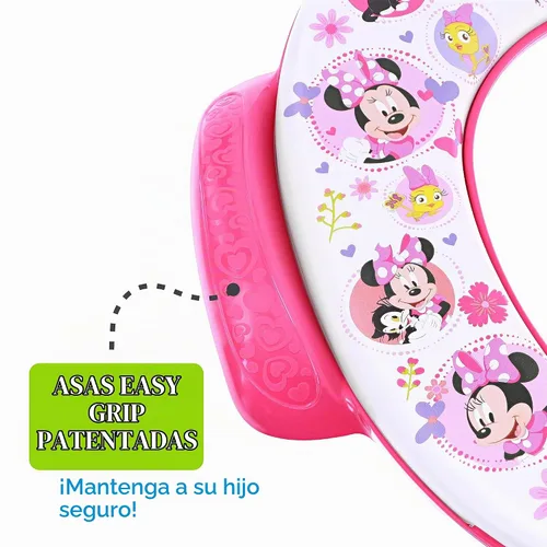 Vista 2 de Ginsey Disney Minnie Mouse "Believe in Me" - Asiento suave para orinal