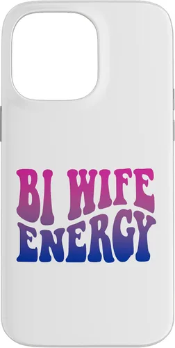 Vista 20 de iPhone 13 Pro Bi Wife Energy Bisexual Pride Bisexual Flag Retro Vintage Case