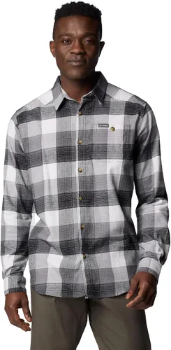 Vista 72 de Columbia Men's Cornell Woods Flannel Long Sleeve Shirt Negro