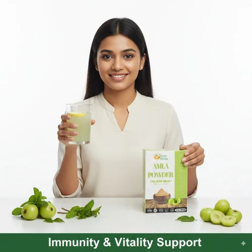 Vista 6 de Herbs Botanica Natural Amla Powder (grosella espinosa india, amalaki), polvo de fruta natural pura con vitamina C para el crecimiento del cabello