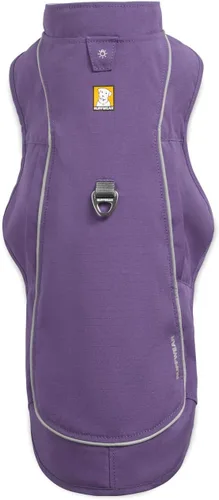 Vista 13 de Ruffwear, Combo de arnés y chaqueta Overcoat Fuse para perros, Naranja Canyonlands, Mediano Púrpura (Purple Sage)