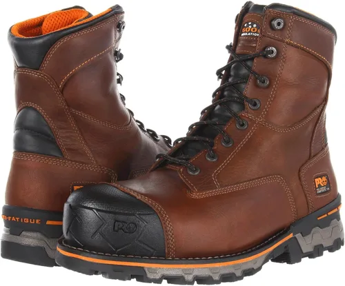 Vista 10 de Timberland PRO Men's Boondock 8 Inch Composite Safety Toe Waterproof Work Boots Marrón